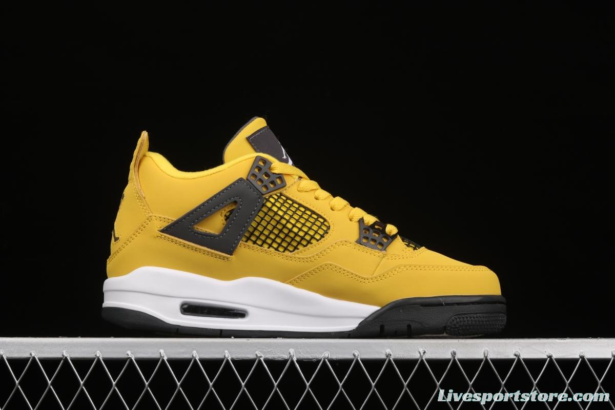 Air Jordan 4 Lightning Yellow Battery 314254-702