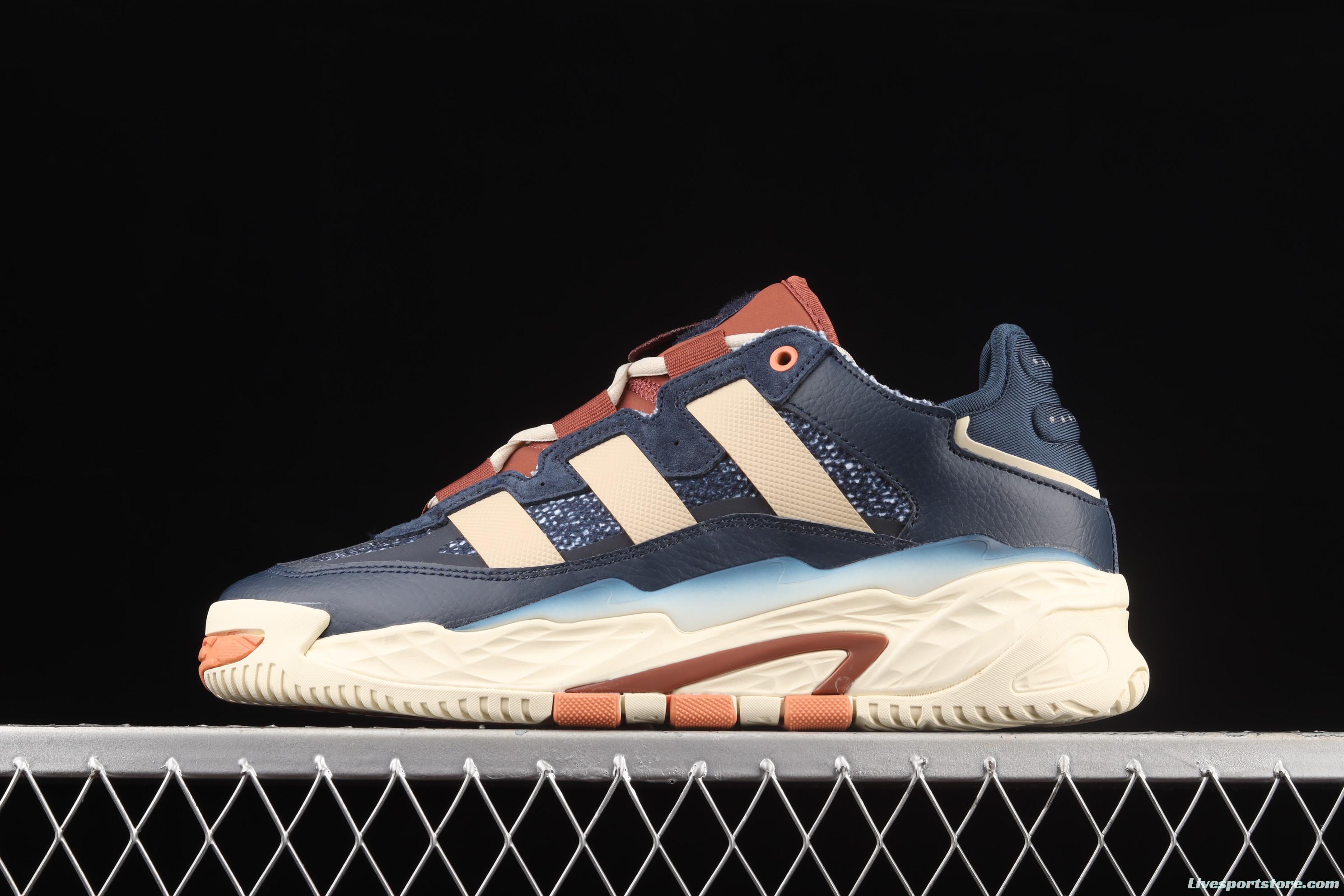 Adidas Originals Niteball FX7650 series street basketball shoes