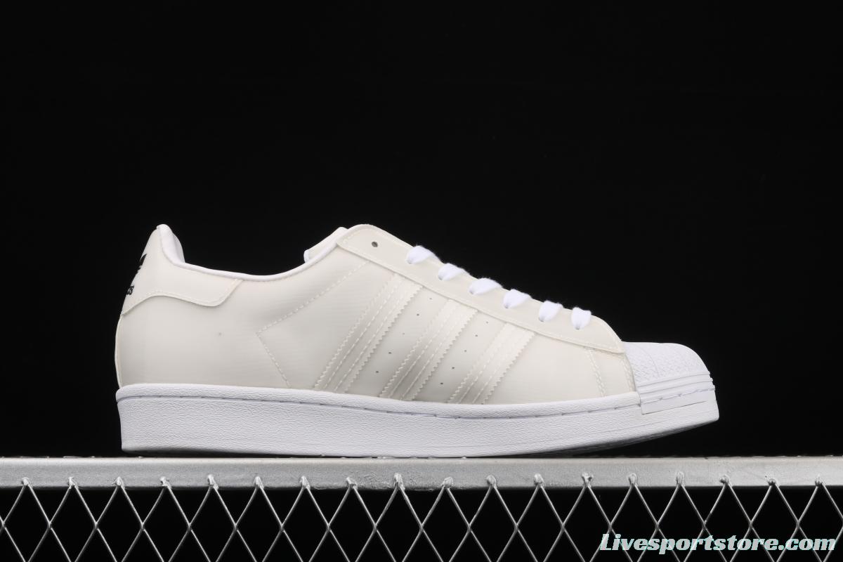 Adidas SuperStar FX7781 shell head clover 50th anniversary dazzle laser Korean version leisure couple board shoes