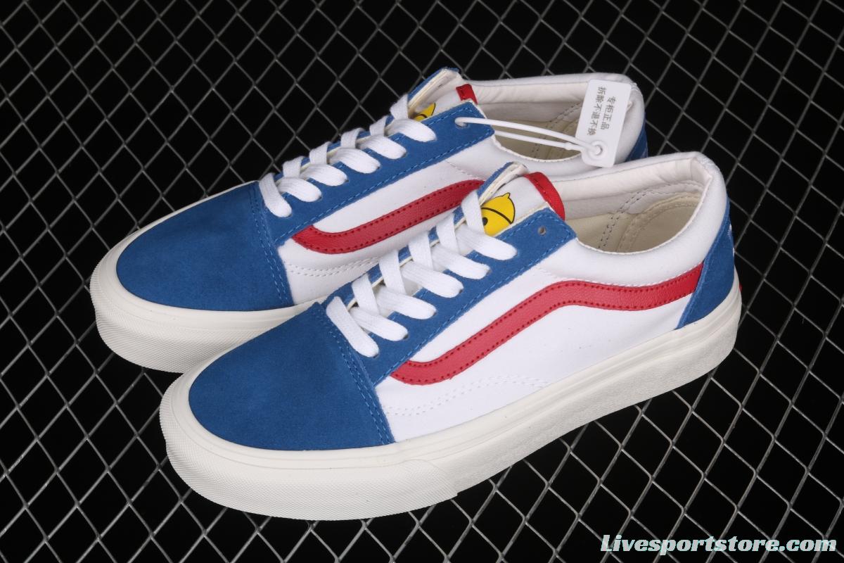 Doraemon x Vans jointly ordered DIY limited edition low upper shoes VN0A45KDVUP