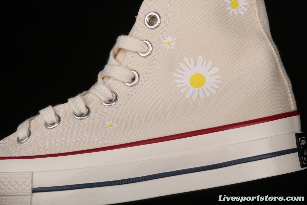 Converse 1970 s PEACEMINUSONE second generation daisy joint style high top casual board shoes 162053C