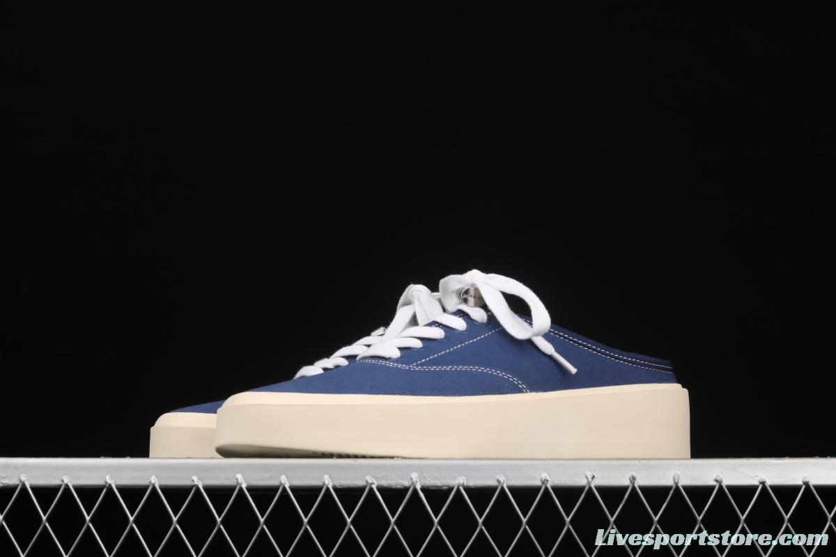 Fear Of God breathable canvas trend leisure semi-dragged blue and white color matching