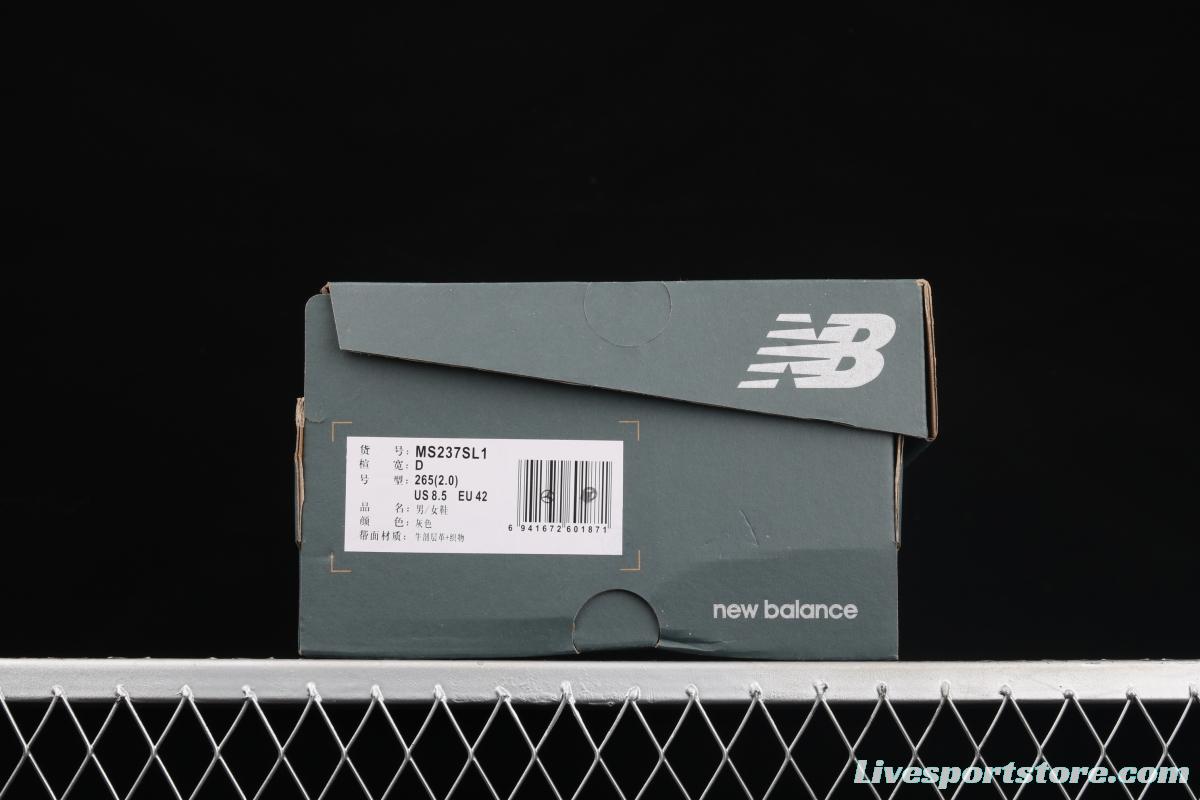 New Balance MS237 series retro leisure sports jogging shoes MS237SL1