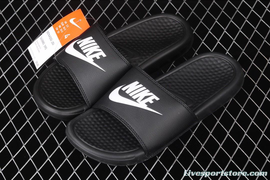 NIKE Benassi Dou Ultra Slid # PEACEMINUSONE same style # authentic slippers Life assorted Summer Beach slippers 343880-090