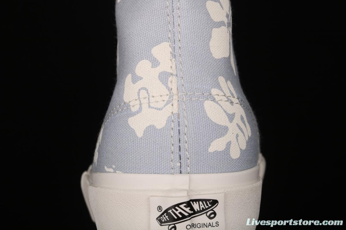 Vans Vault OG Style 24 Lx White Flower retro Joint style Zhongbang Leisure Board shoes VN0A5HUT4O6