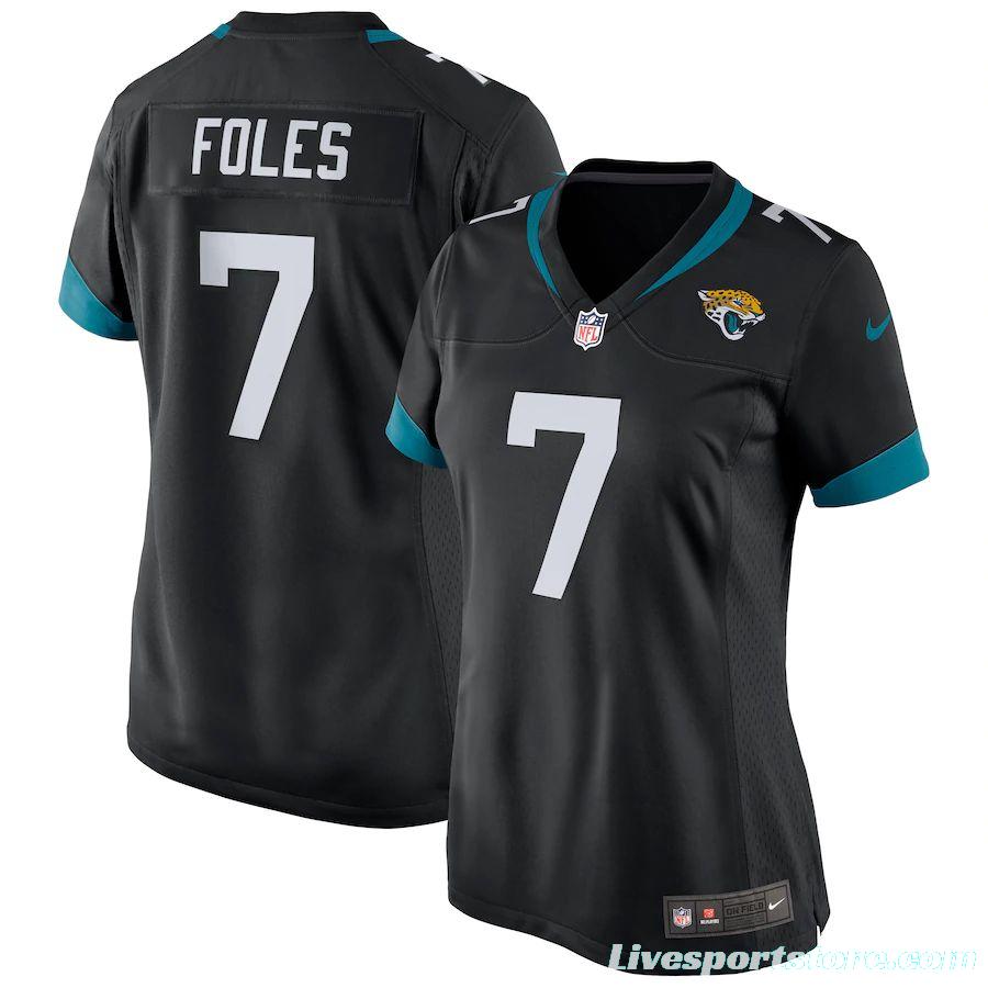 Women's Nick Foles Black Player Limited Team Jersey