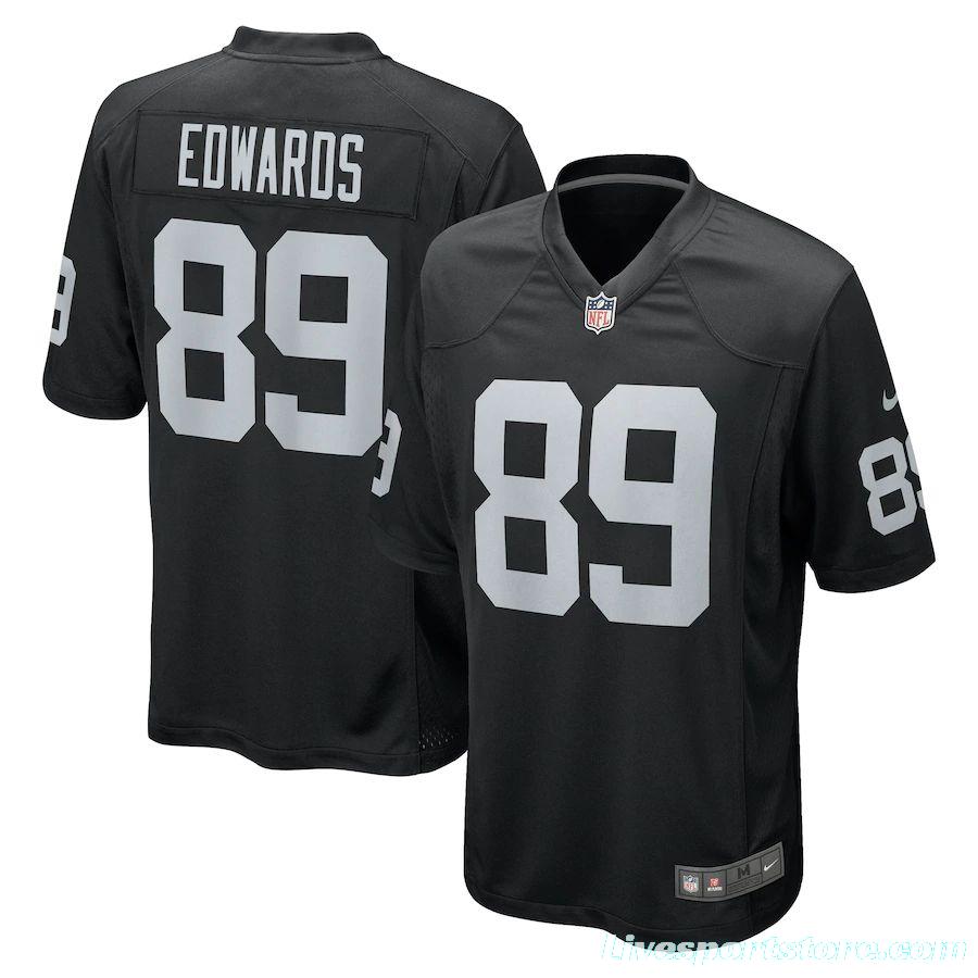 Men's Bryan Edwards Black Player Limited Team Jersey