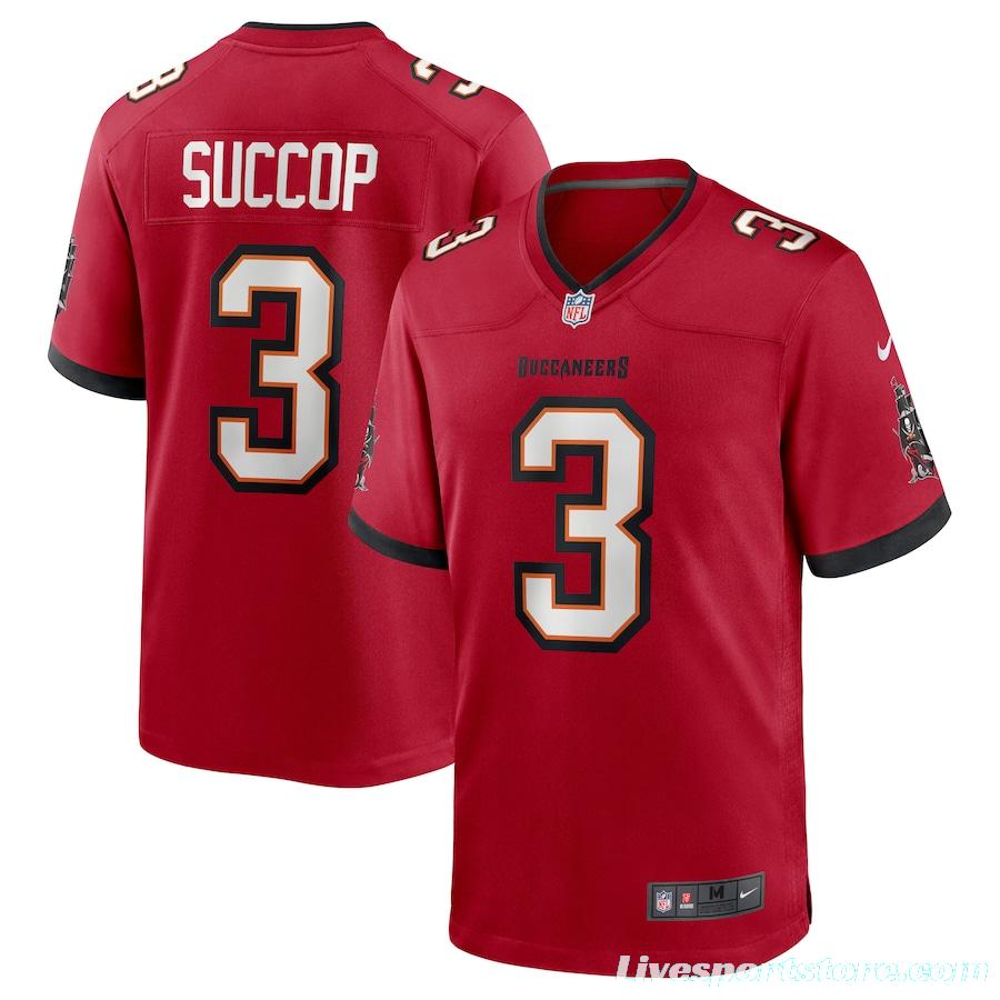 Men's Ryan Succop Red Player Limited Team Jersey