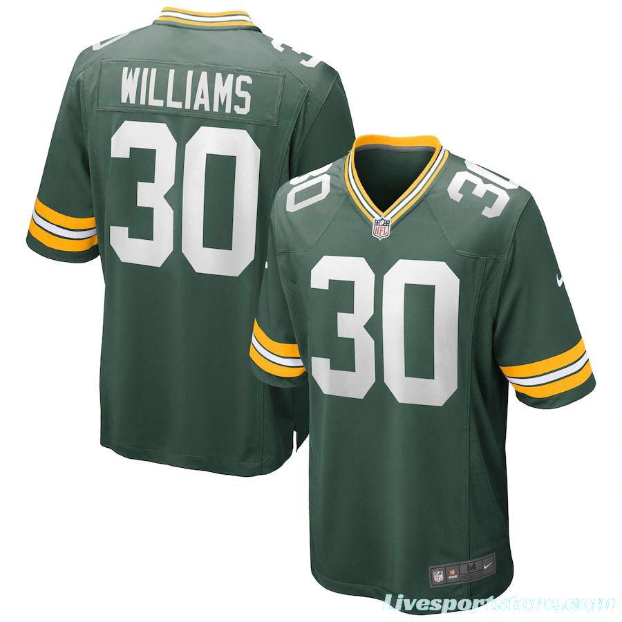 Men's Jamaal Williams Green Player Limited Team Jersey