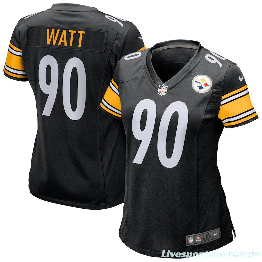 Women's T.J. Watt Black Player Limited Team Jersey