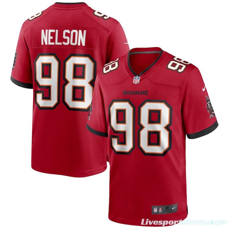 Men's Anthony Nelson Red Player Limited Team Jersey