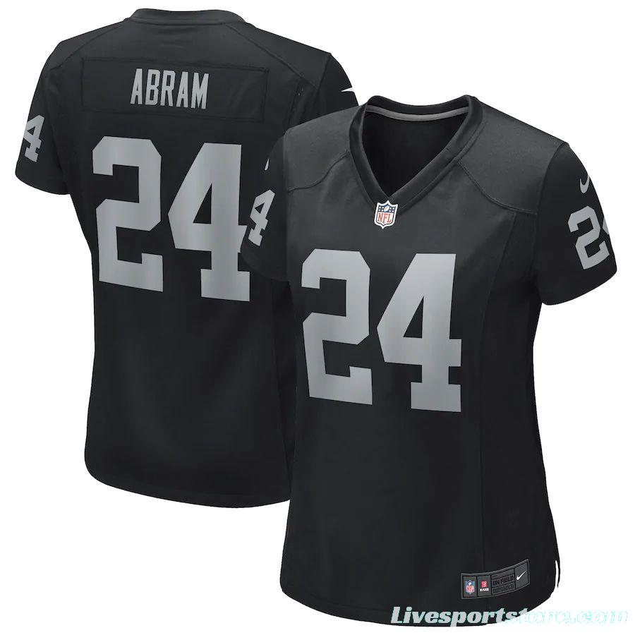 Women's Johnathan Abram Black Player Limited Team Jersey