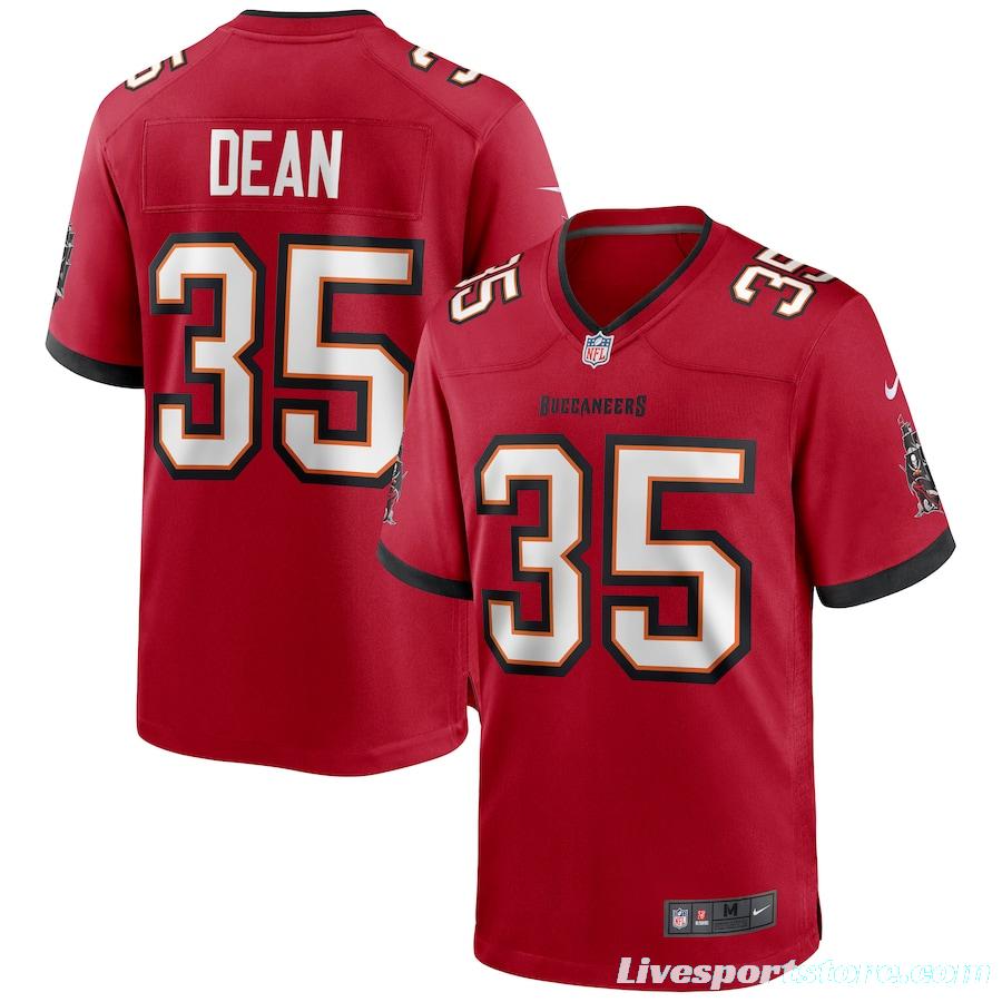 Men's Jamel Dean Red Player Limited Team Jersey