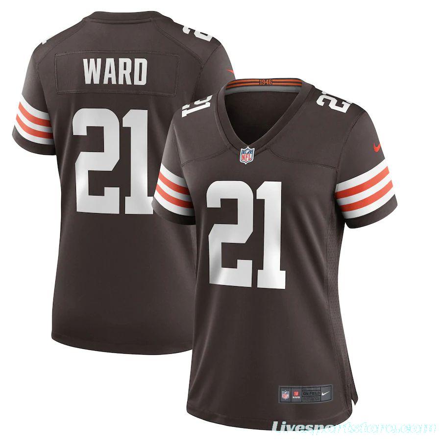 Women's Denzel Ward Brown Player Limited Team Jersey