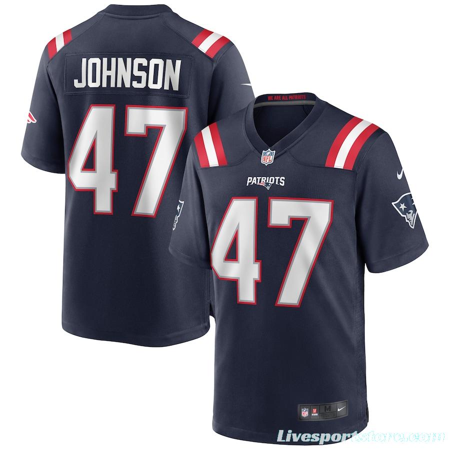 Men's Jakob Johnson Navy Player Limited Team Jersey