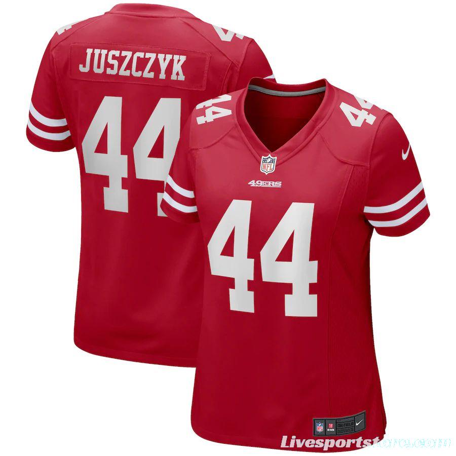 Women's Kyle Juszczyk Red Player Limited Team Jersey