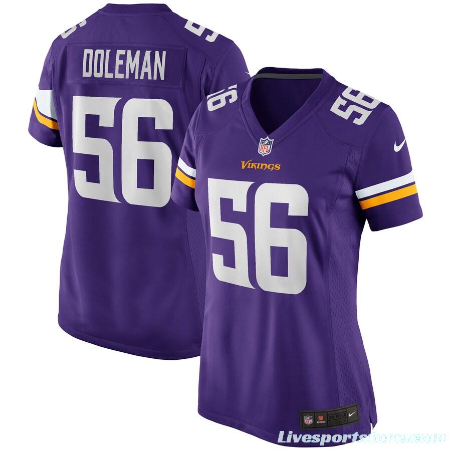 Women's Chris Doleman Purple Retired Player Limited Team Jersey