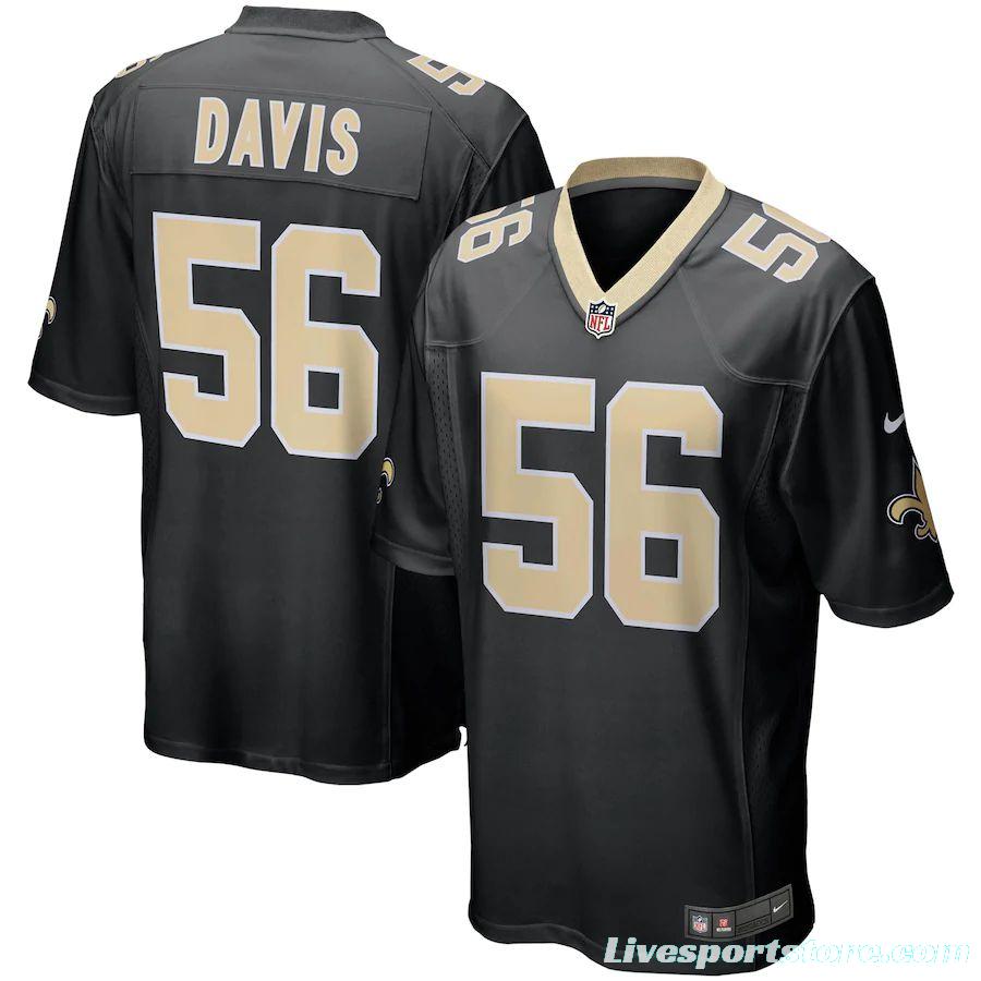 Men's Demario Davis Black Player Limited Team Jersey