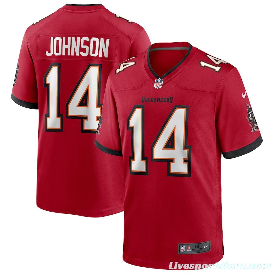 Men's Brad Johnson Red Retired Player Limited Team Jersey