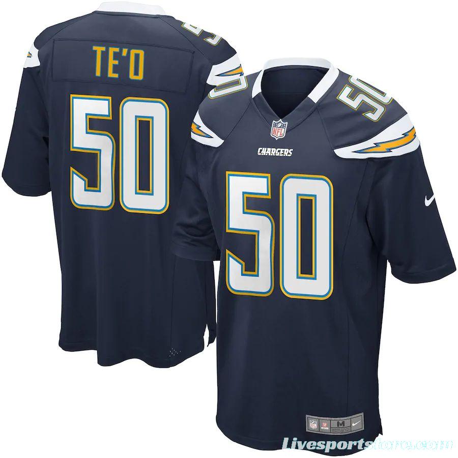 Youth Manti Te'o Player Limited Team Jersey - Navy Blue