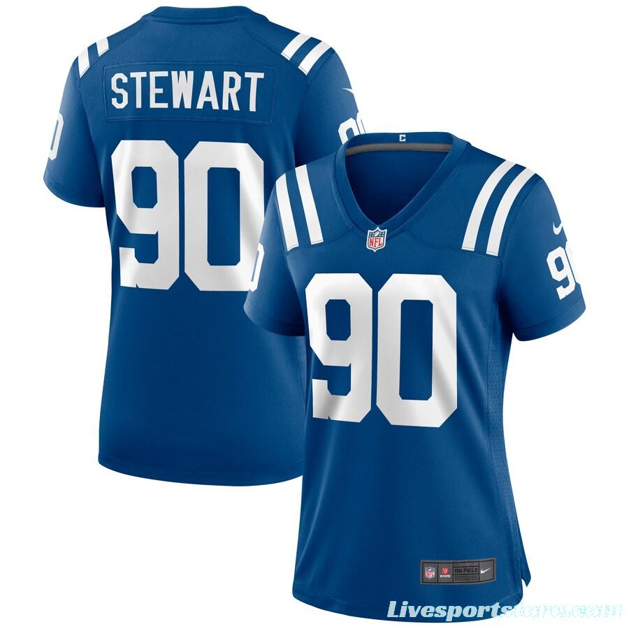 Women's Grover Stewart Royal Player Limited Team Jersey