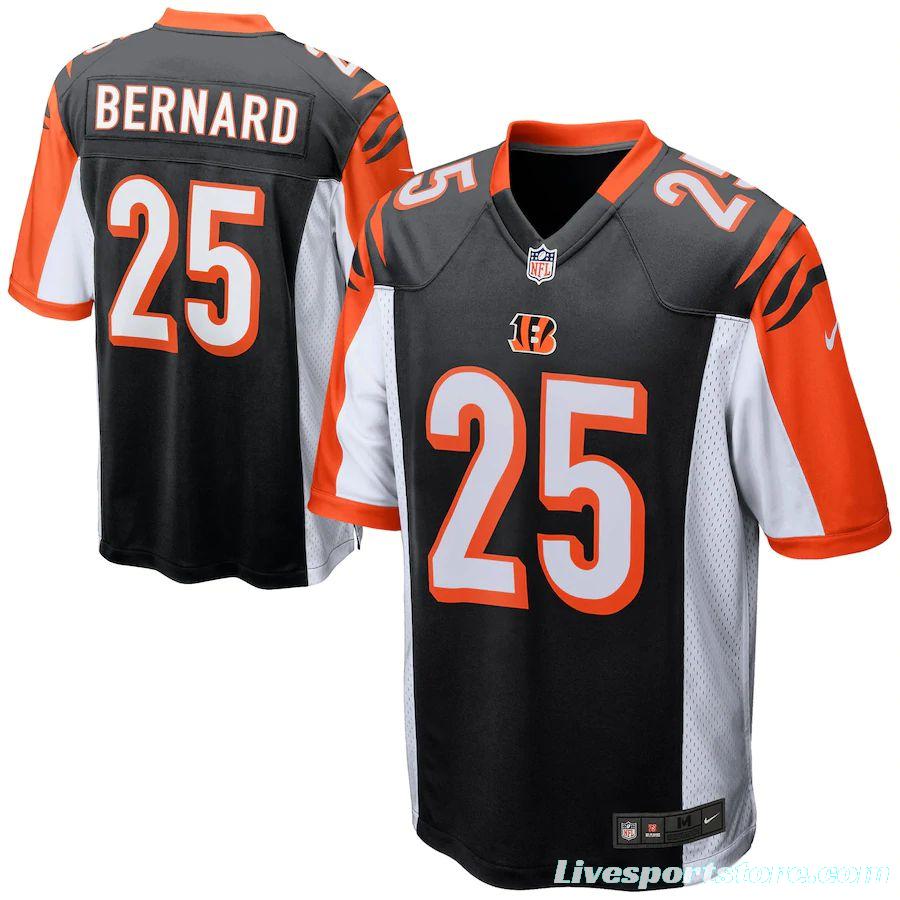 Men's Giovani Bernard Black Player Limited Team Jersey