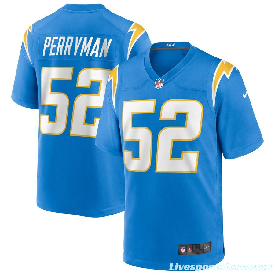 Men's Denzel Perryman Powder Blue Player Limited Team Jersey