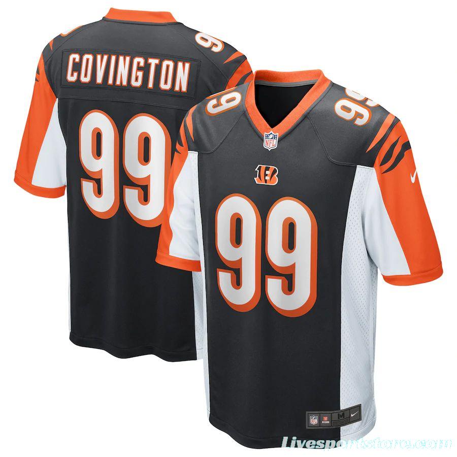 Men's Christian Covington Black Player Limited Team Jersey