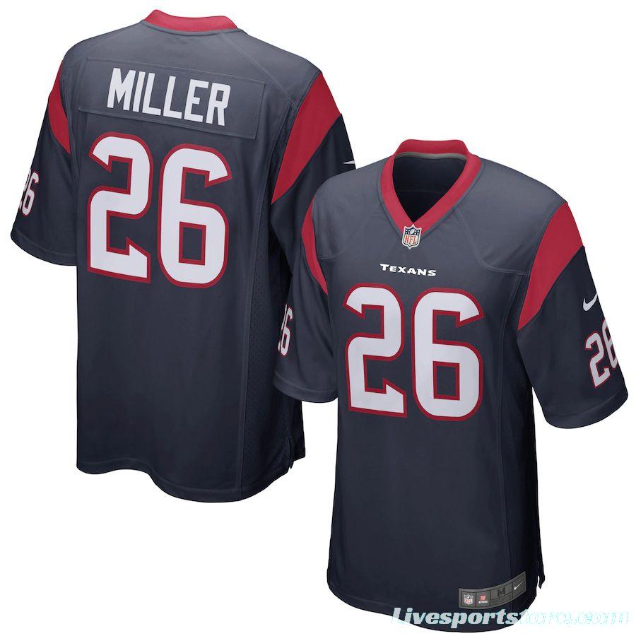 Men's Lamar Miller Navy Player Limited Team Jersey