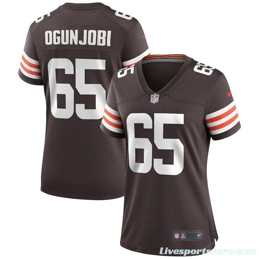 Women's Larry Ogunjobi Brown Player Limited Team Jersey