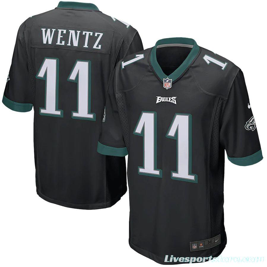 Youth Carson Wentz Black Player Limited Team Jersey