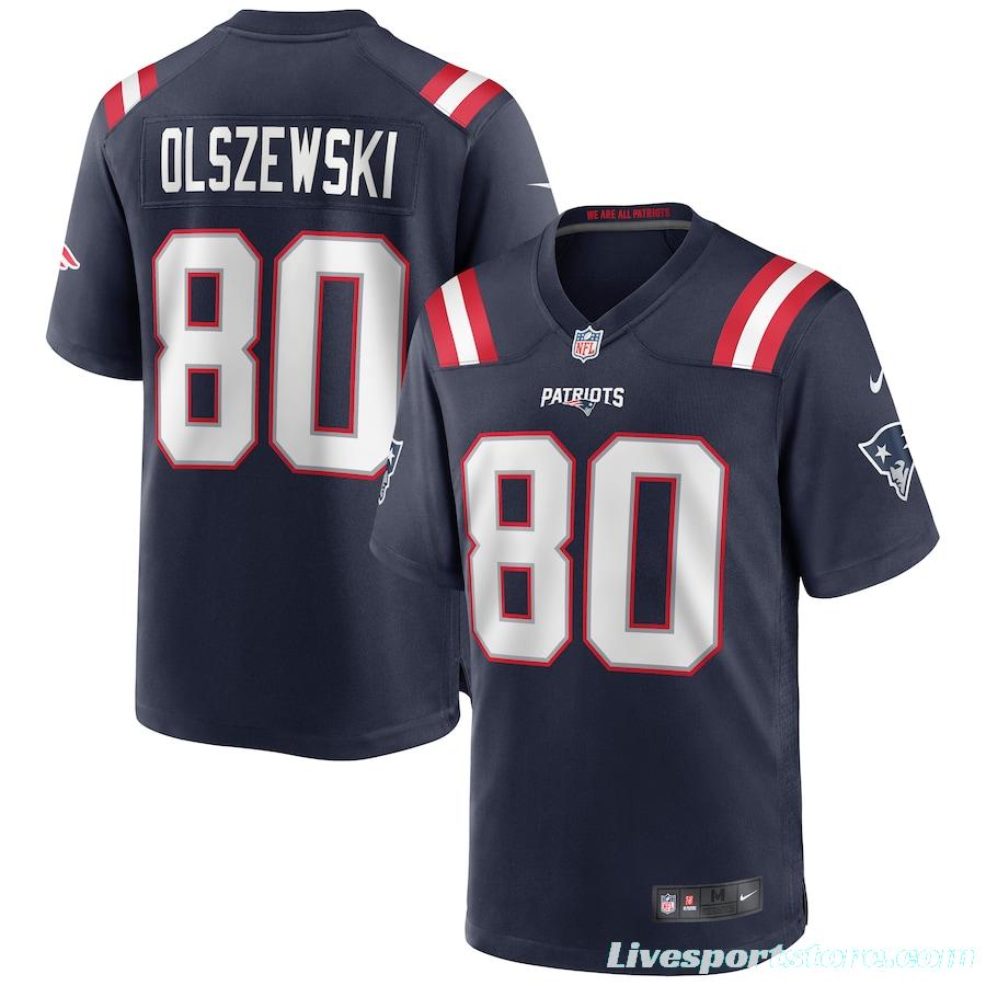 Men's Gunner Olszewski Navy Player Limited Team Jersey