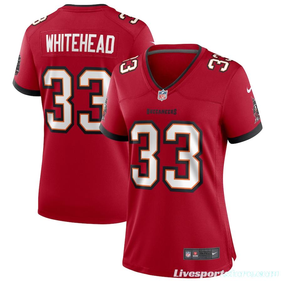 Women's Jordan Whitehead Red Player Limited Team Jersey