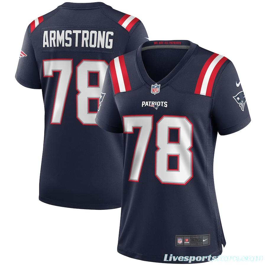 Women's Bruce Armstrong Navy Retired Player Limited Team Jersey