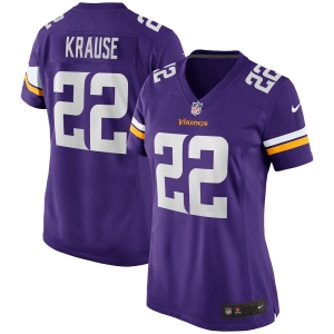 Women's Paul Krause Purple Retired Player Limited Team Jersey