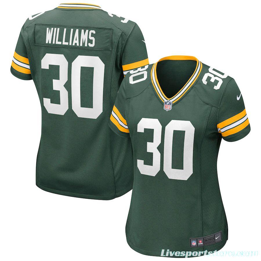 Women's Jamaal Williams Green Player Limited Team Jersey