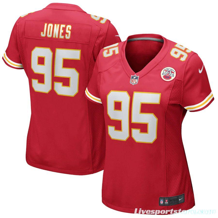 Women's Chris Jones Red Player Limited Team Jersey