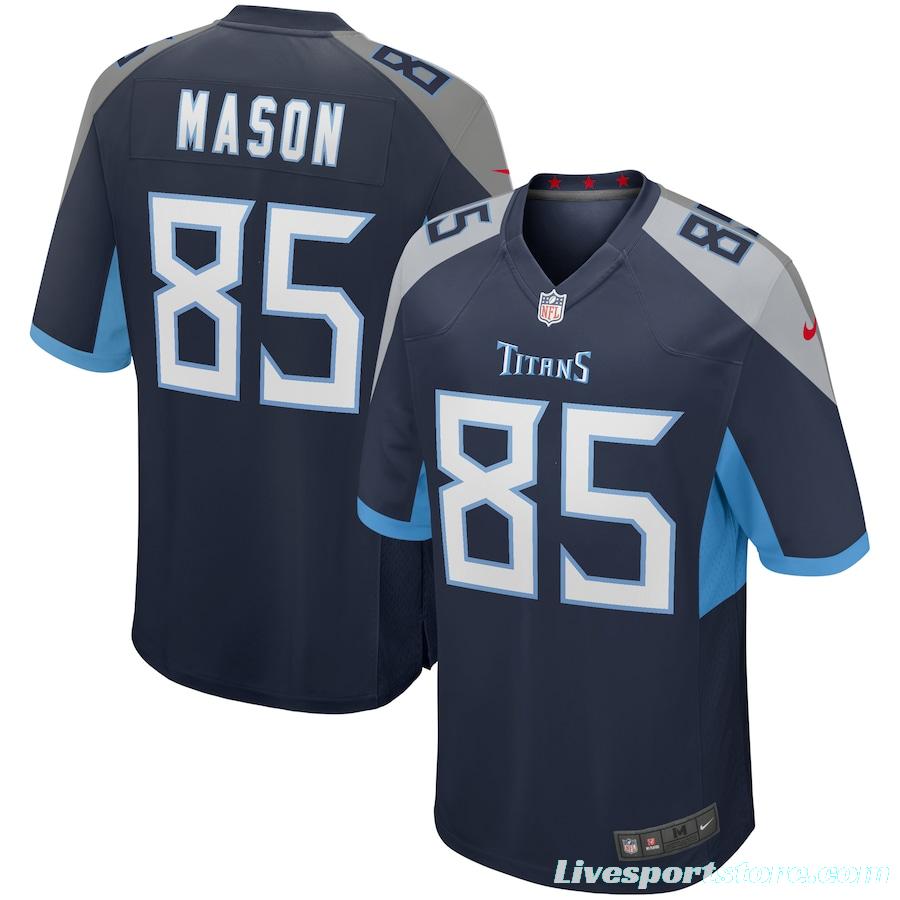 Men's Derrick Mason Navy Retired Player Limited Team Jersey