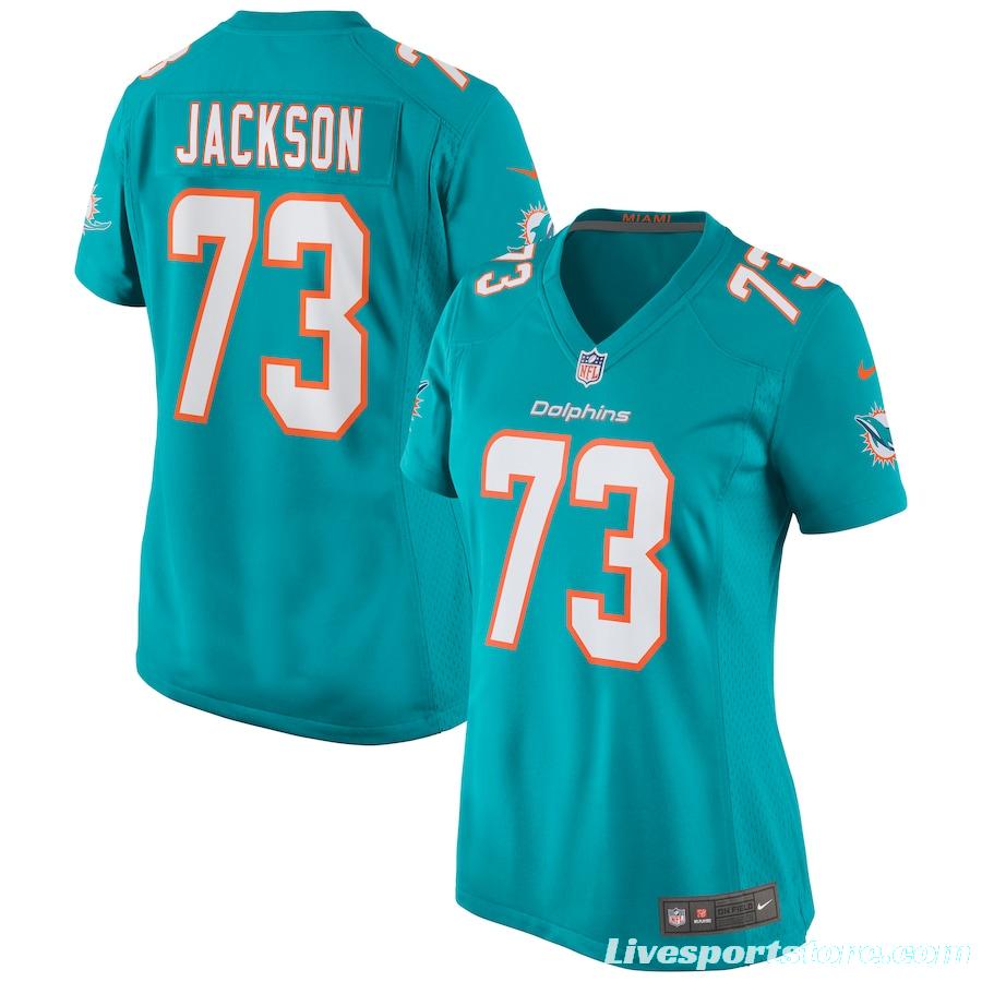 Women's Austin Jackson Aqua Player Limited Team Jersey