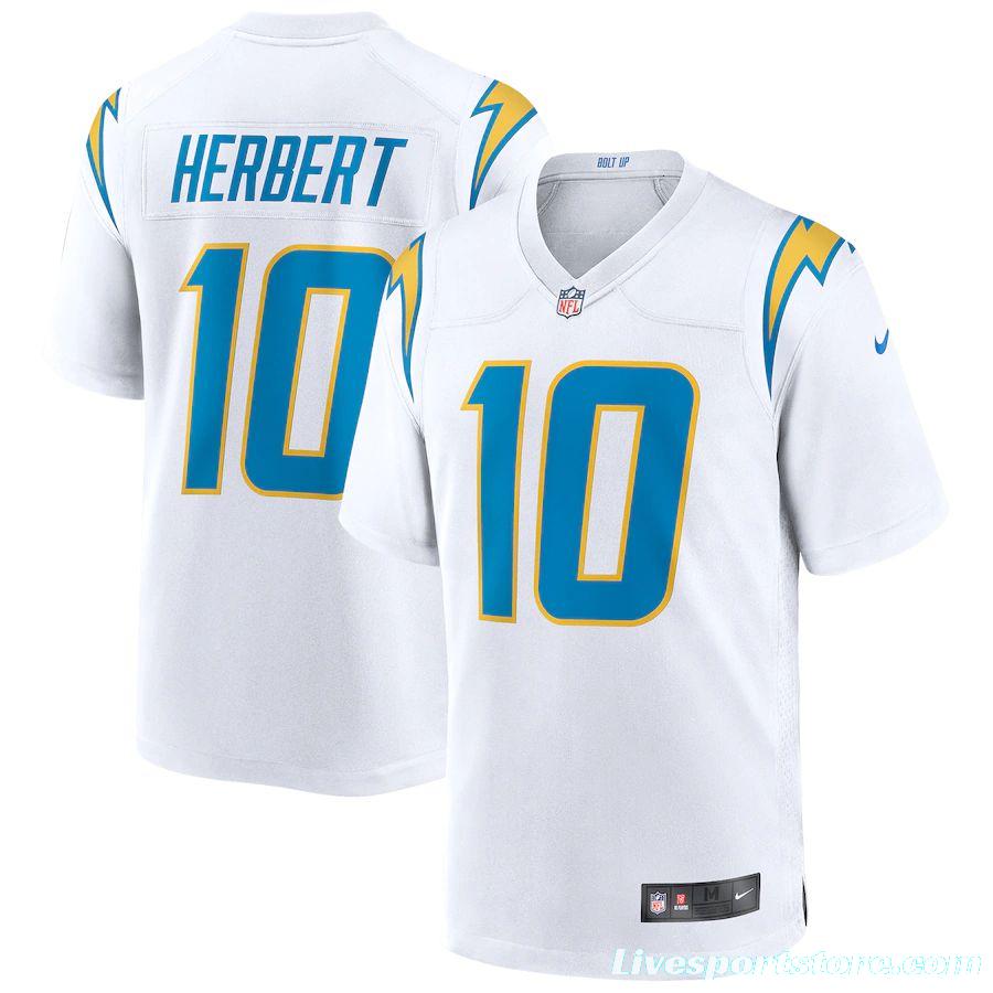 Men's Justin Herbert White 2020 Draft First Round Pick Player Limited Team Jersey