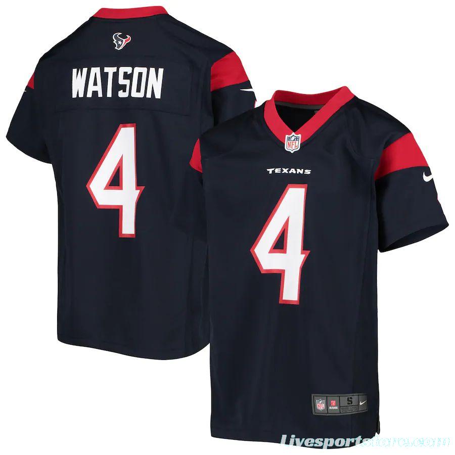 Youth Deshaun Watson Navy Player Limited Team Jersey