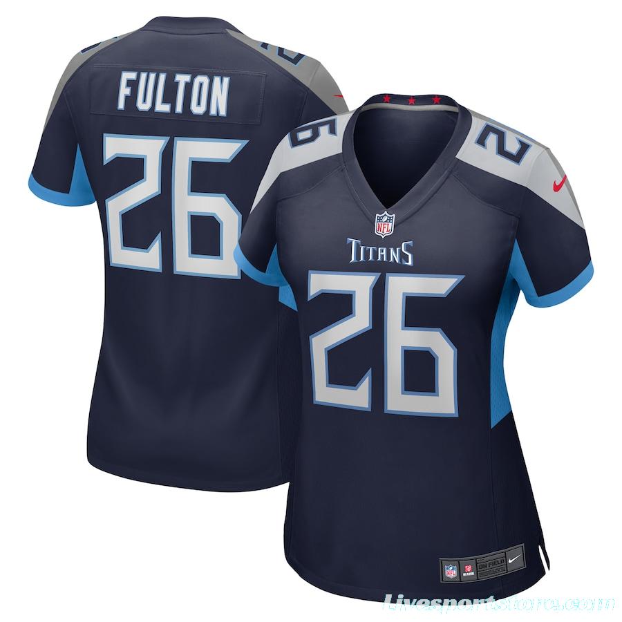 Women's Kristian Fulton Navy Player Limited Team Jersey