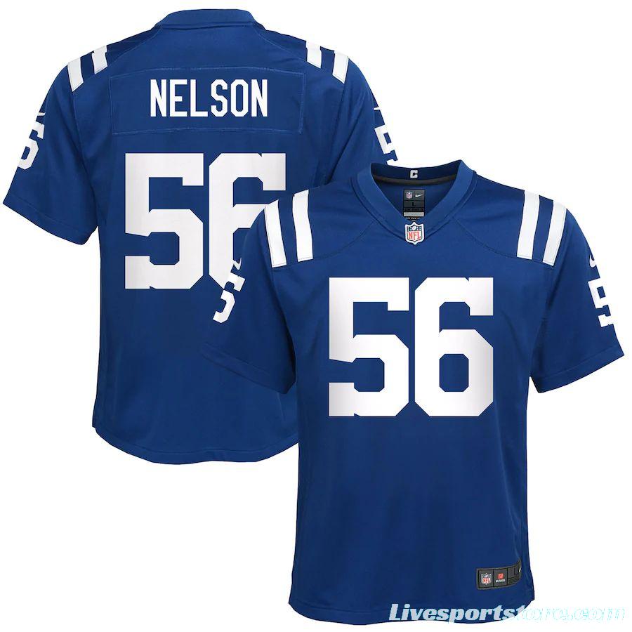 Youth Quenton Nelson Royal Player Limited Team Jersey