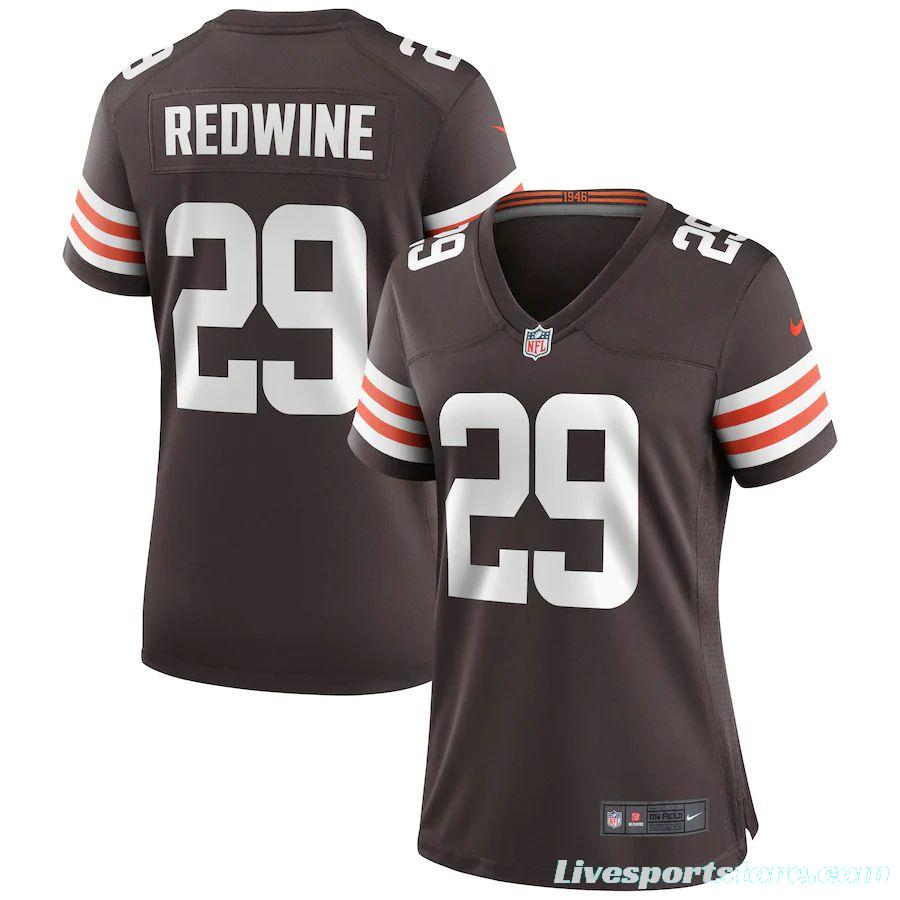 Women's Sheldrick Redwine Brown Player Limited Team Jersey