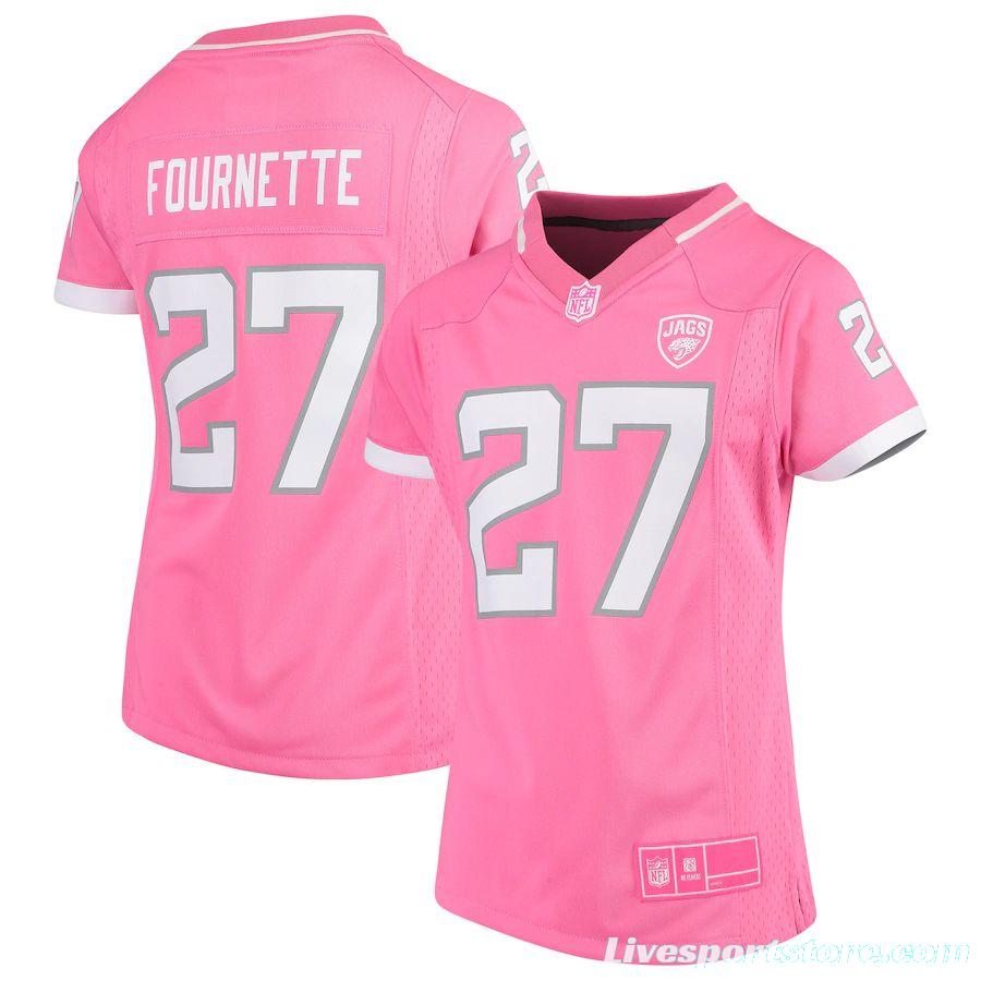 Women's Leonard Fournette Pink Fashion Bubble Gum Player Limited Team Jersey