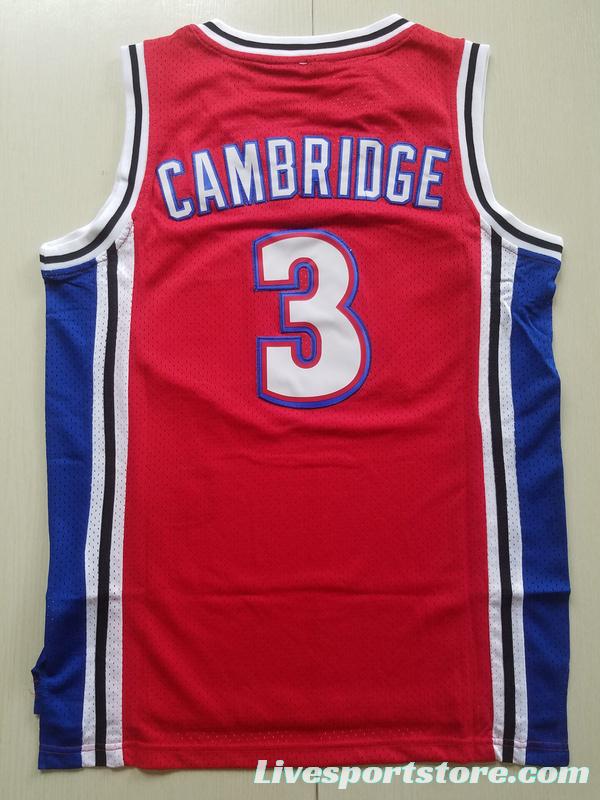 Lil' Bow Wow Calvin Cambridge 3 Los Angeles Knights Red Basketball Jersey Like Mike