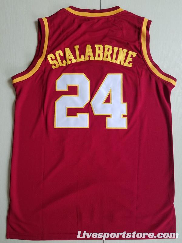 Brian Scalabrine 24 USC College Basketball Jersey