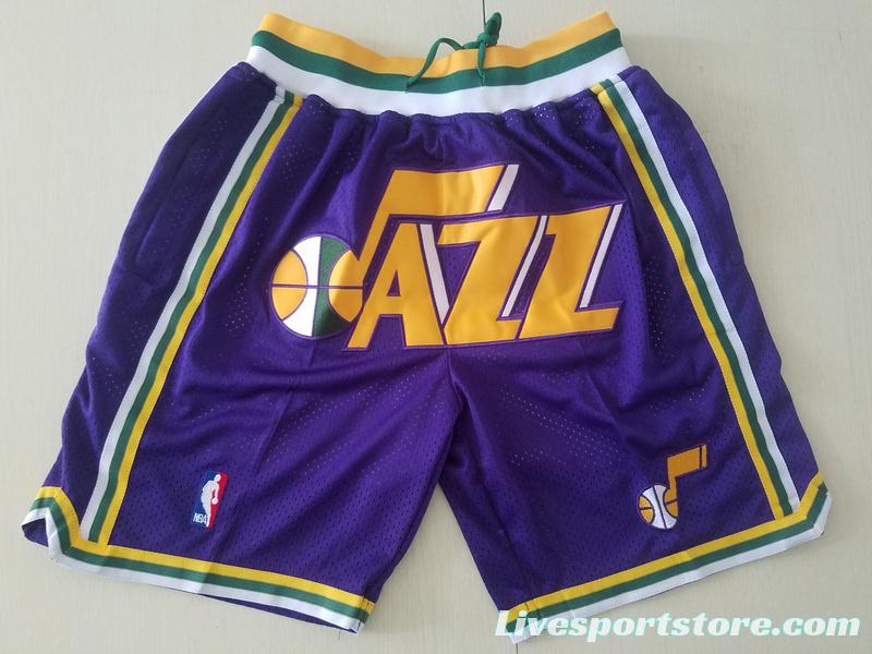 Utah 1993-94 Throwback Classics Basketball Club Shorts