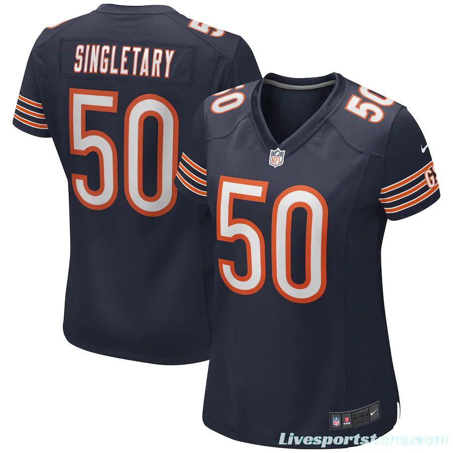 Women's Mike Singletary Navy Retired Player Limited Team Jersey