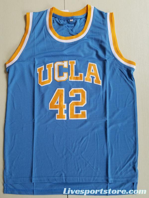 Love 42 UCLA College Light Blue Basketball Jersey